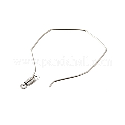 Tarnish Resistant 304 Stainless Steel Wire Pendants&nbsp;STAS-L238-075P