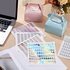 500Pcs Laser Paper Self Adhesive Label&nbsp;DIY-SP0006-82A