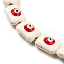 Synthetic Turquoise Enamel Beads Strands&nbsp;G-P507-18A