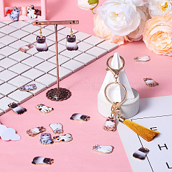 20Pcs 5 Colors Alloy Enamel Pendants&nbsp;ENAM-TA0001-81