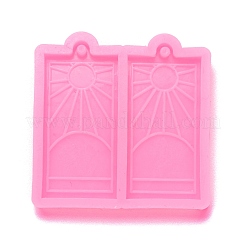 Rectangle with Sunrise Pendant Silicone Molds&nbsp;DIY-M034-11