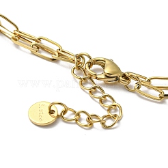 Ion Plating(IP) 304 Stainless Steel Star Link Chains Double Layer Multi-strand Bracelet&nbsp;BJEW-K238-08G