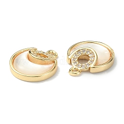 Brass Micro Pave Cubic Zirconia Charms&nbsp;KK-B072-16P