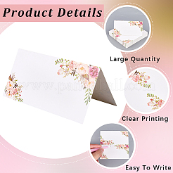 1 Bag Paper Blank Place Cards&nbsp;AJEW-CN0004-26A