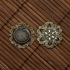 12mm Clear Domed Glass Cabochon Cover for Flower DIY Photo Brass Cabochon Making&nbsp;DIY-X0113-AB-NF