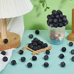 100Pcs Plastic Blueberry Display Decorations&nbsp;DJEW-PH0001-72
