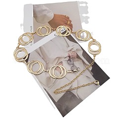 Alloy Double Ring Link Chain Belts for Women&nbsp;FS-WG6294A-01