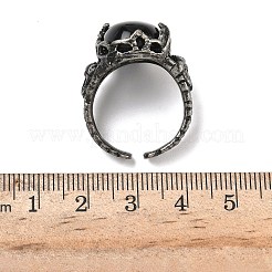 Natural & Synthetic Gemstone Cuff Rings&nbsp;G-H332-15AS