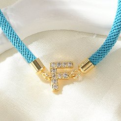 Adjustable Nylon Cord Bracelets&nbsp;BJEW-C096-01G-06