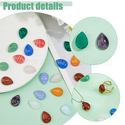 24Pcs 12 Styles Natural & Synthetic Mixed Gemstone Cabochons&nbsp;G-FH0002-53