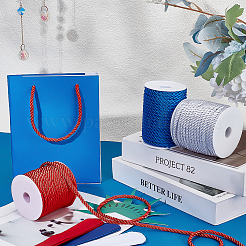 3 Rolls 3 Colors Polyester Braided Cord&nbsp;OCOR-PH0006-31C