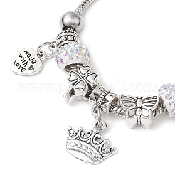 Alloy Snake Chain Charms Bracelets&nbsp;BJEW-JB11448-02