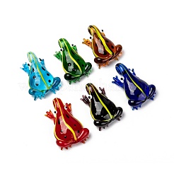 Handmade Lampwork Glass Pendants&nbsp;LAMP-R106-M10-B