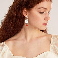304 Stainless Steel Stud Earring Findings&nbsp;STAS-UN0003-42P