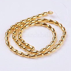 Electroplate Non-magnetic Synthetic Hematite Beads Strands&nbsp;G-K250-02C-G
