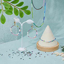 225g 17 Style Glass Seed Glass Bugle & Round Beads&nbsp;SEED-DC0001-02A