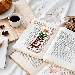 Cotton Cloth Bookmarks for Cross Stitch Making&nbsp;AJEW-WH0166-76