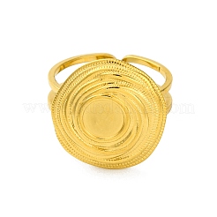 Ion Plating(IP) 304 Stainless Steel Finger Ring&nbsp;RJEW-C113-01G