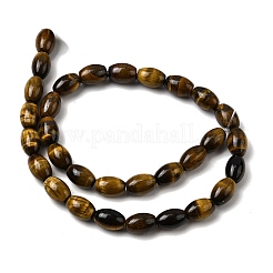 Natural Tiger Eye Beads Strands&nbsp;X-G-A275-A01-8x12mm