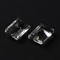 Transparent Glass Rhinestone Cabochons&nbsp;RGLA-B003-06B-14