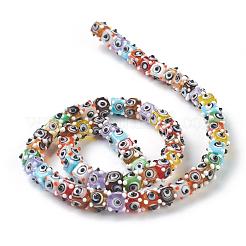 Handmade Bumpy Lampwork Beads Strands&nbsp;LAMP-G142-03C