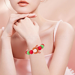 12Pcs 6 Styles Silicone Focal Beads&nbsp;SIL-SC0002-92