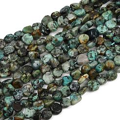 Natural African Turquoise(Jasper) Beads Strands&nbsp;G-Q060-E14
