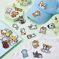 23Pcs Polyester Clothing Patches&nbsp;PATC-WH0022-57