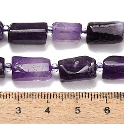 Natural Chevron Amethyst Beads Strands&nbsp;G-F836-B05-01