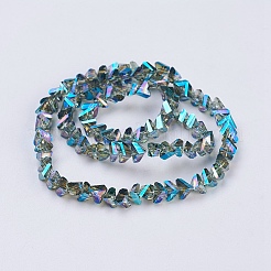 Electroplate Glass Beads Strands&nbsp;EGLA-J145-6mm-FR01