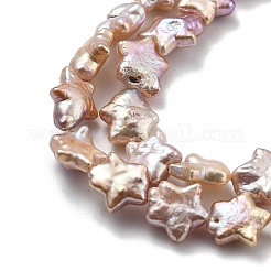 Natural Baroque Keshi Pearl Beads Strands&nbsp;PEAR-P064-04B-01B