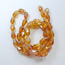 Electroplate Glass Beads Strands&nbsp;X-EGLA-T013-05N
