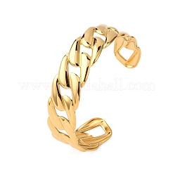 304 Stainless Steel Cuff Bangles for Women&nbsp;BJEW-G749-05G