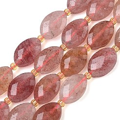 Natural Strawberry Quartz Beads Strands&nbsp;G-A295-A09-01