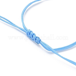 Glass Seed Beads Heart Link Bracelets&nbsp;BJEW-MZ00217-03