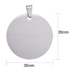 Tarnish Resistant 304 Stainless Steel Pendants&nbsp;STAS-I140-16S