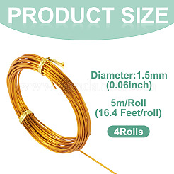 4 Rolls Round Aluminum Wire&nbsp;AW-TA0001-06A