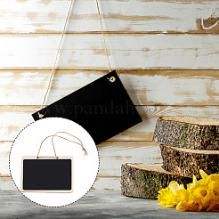 Mini Wooden Hanging Chalkboard&nbsp;HJEW-DR0001-06