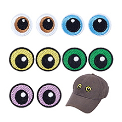 10Pcs 5 Colors Polyester Clothing Patches&nbsp;PATC-PH0001-41