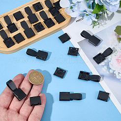 36Pcs Badge Strap Clip Key Chain Connector POM Keychain Clip for Card Holder&nbsp;FIND-CP0003-85