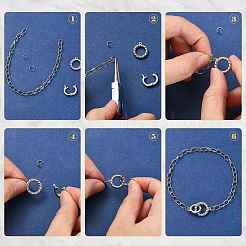 8Pcs Brass Fold Over Clasps&nbsp;KK-FS0002-19P
