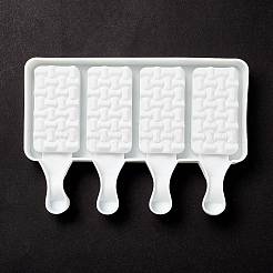Food Grade DIY Rectangle Ice-cream Silicone Molds&nbsp;LS-DIY-D062-05B