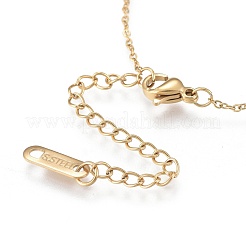 304 Stainless Steel Double Layer Necklaces&nbsp;NJEW-K120-10G