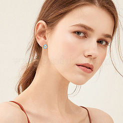 40Pcs 2 Styles Brass Rack Plating Clip-on Earrings Findings&nbsp;FIND-BBC0015-83