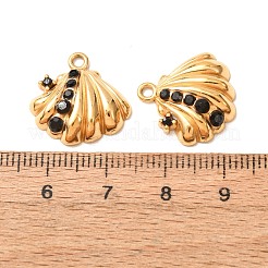 304 Stainless Steel with Rhinestone Pendants&nbsp;RB-CBAB7FA-03G