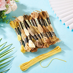 22 Bundles 22 Colors Autumn Themed Polyester Embroidery Floss&nbsp;OCOR-TA0002-80