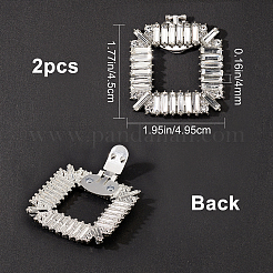 2Pcs Alloy Shoe Shoe Clips&nbsp;FIND-GF0002-81