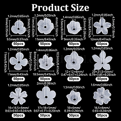 600Pcs 12 Styles Acrylic Bead Caps&nbsp;FIND-UN0009-96