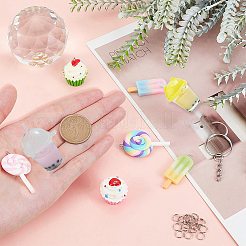 DIY Imitation Food Key Chain Making Kit&nbsp;DIY-SC0018-32
