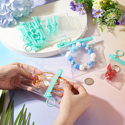 24Pcs 3 Styles Transparent EVA Resealable Bags with Rings&nbsp;ABAG-TA0002-27